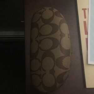 Coach Eye glass case